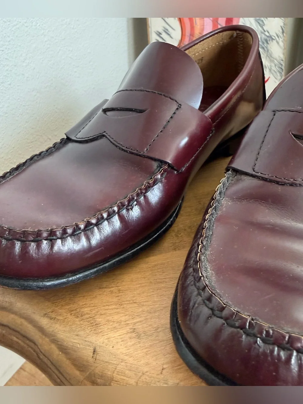 Vintage 90s 2000s Leather Penny Loafers Brooks Brothers ~ Size 5.5 M / 7 W